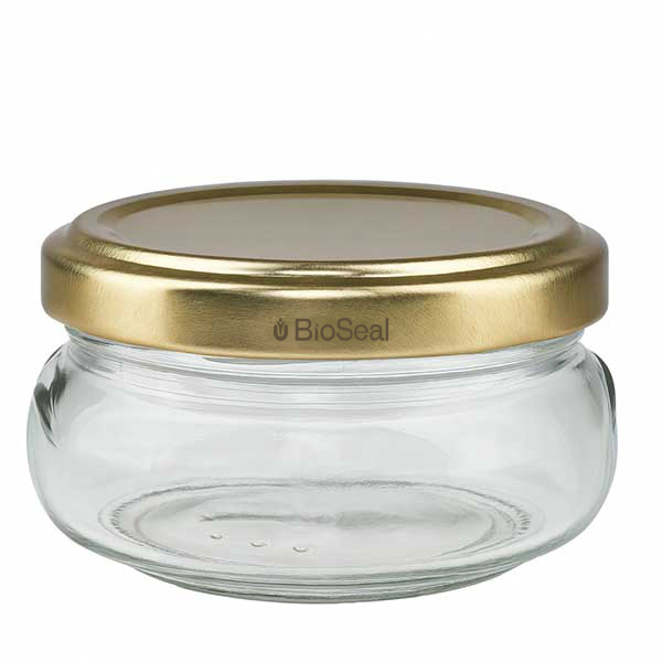 120ml terrine met BioSeal deksel goud UNiTWIST