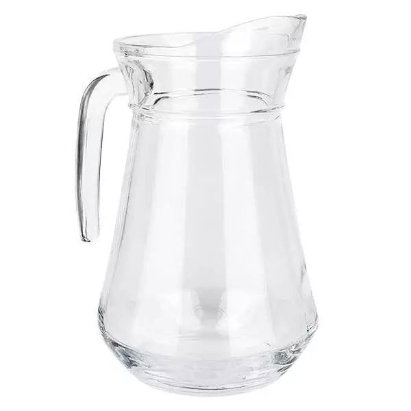 Glazen kan France 1,6 liter van gehard helder glas uit Frankrijk Glazen kan France 1,6 liter van gehard helder glas uit Frankrijk