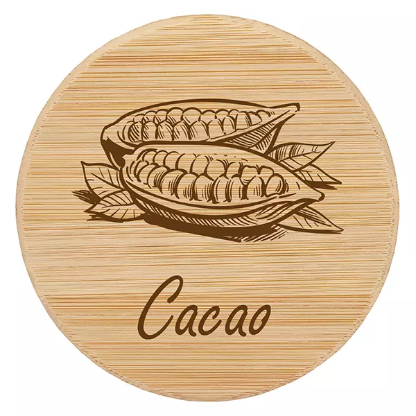 Houten deksel "Cacao" voor WECK RR100 Houten deksel "Cacao" voor WECK RR100