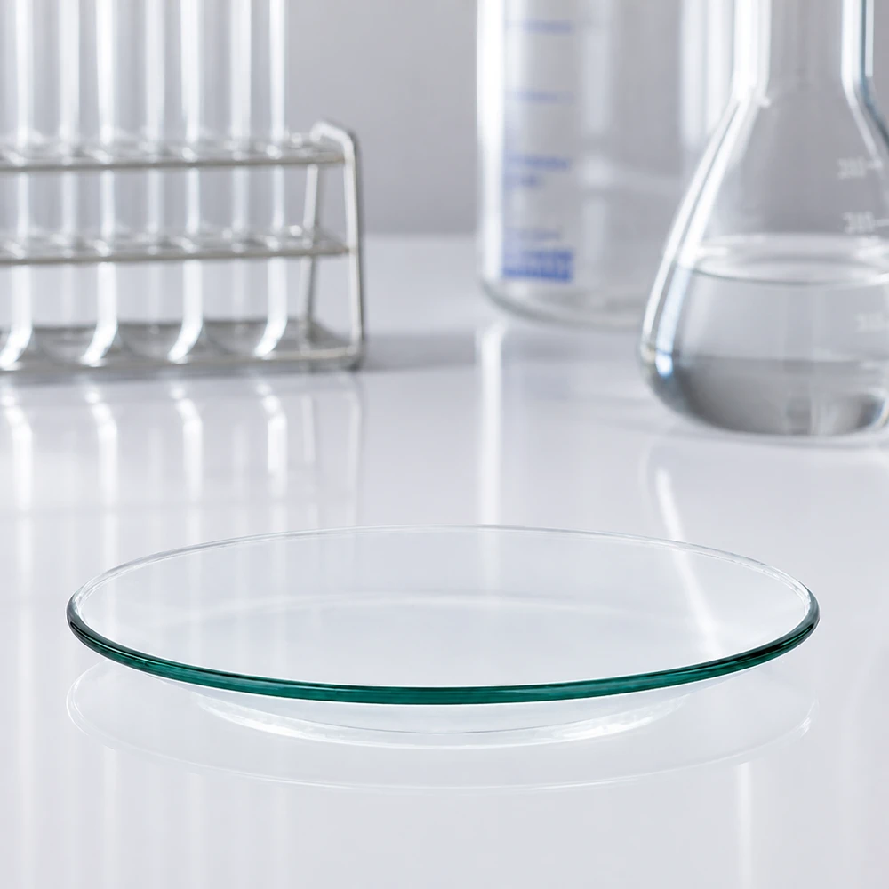 Ronde horlogeglazen kom met een diameter van 9 cm en een dunne glazen bodem voor optimale warmteoverdracht