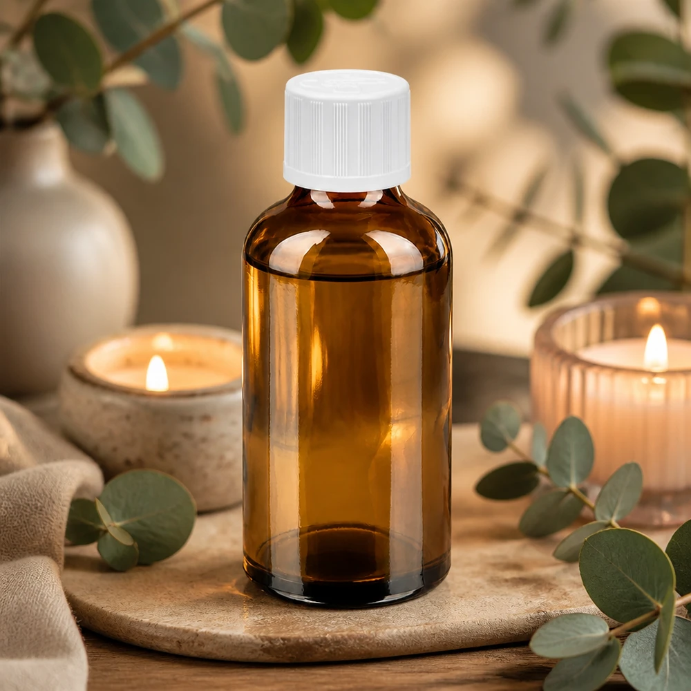 50ml fles 11mm SV w. STD KiSi BrownLine UT18/50 Robuuste glazen fles van 50 ml in apothekerskwaliteit met precieze schroefdraad