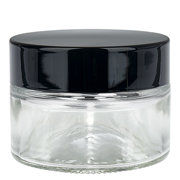 Glazen pot 30ml helder met inlay deksel UNiTWIST Glazen pot 30ml helder met inlay deksel UNiTWIST