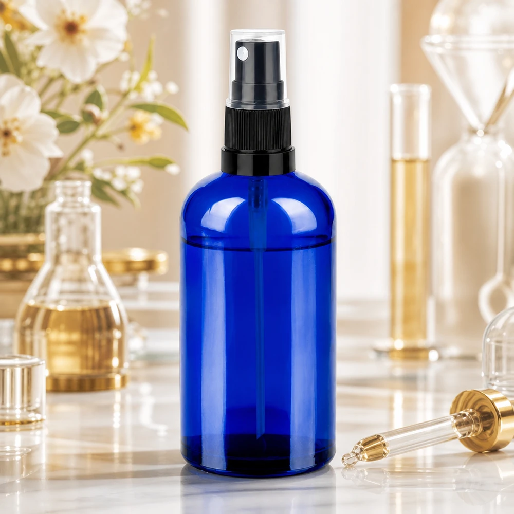 100ml sprayflacon zwart/tr. STD BlueLine UT18/100 100ml sprayflacon zwart/tr. STD BlueLine UT18/100