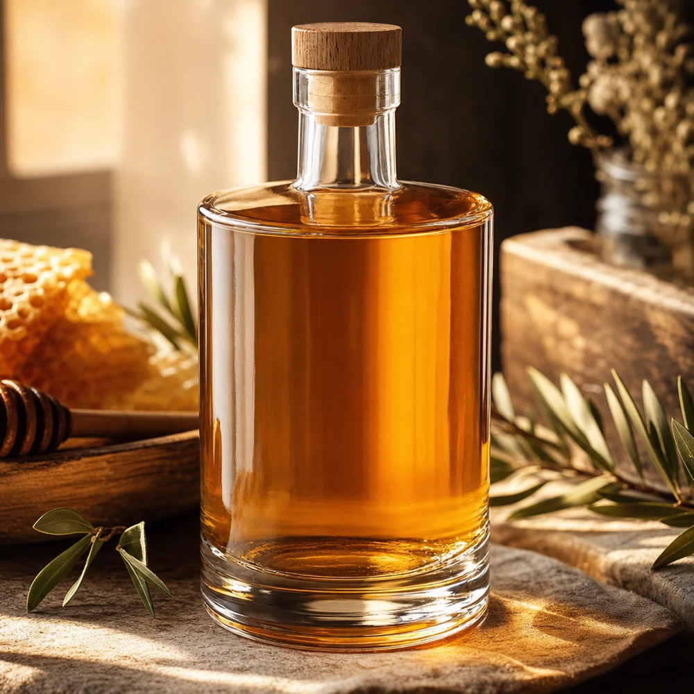 700 ml glazen fles Marie met houten handgreep UNiTWIST®