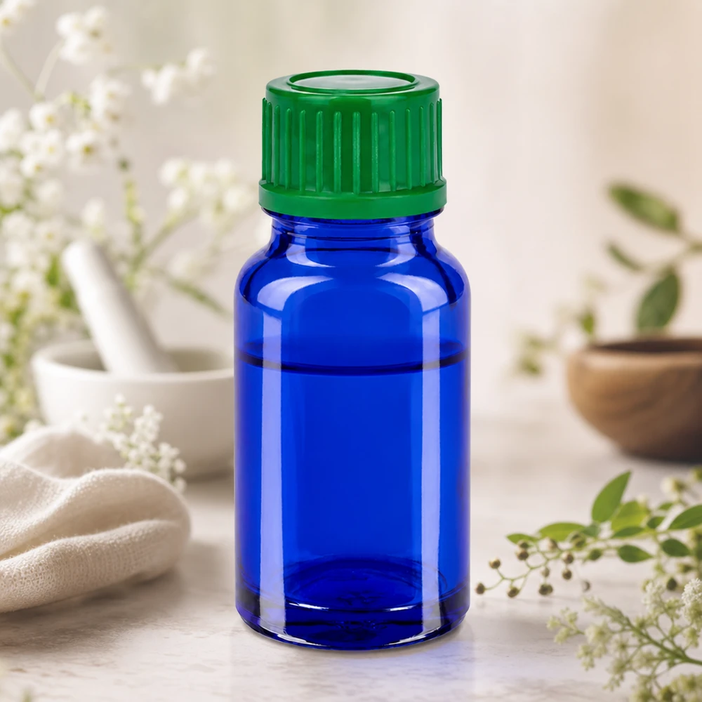 10ml flesje SV 11mm groen STD BlueLine UT18/10 voor het veilig bewaren van vloeistoffen