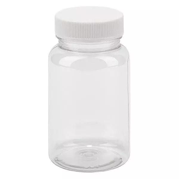 Petpacker 100ml glashelder opening 38mm incl. SFYP verzegelend deksel