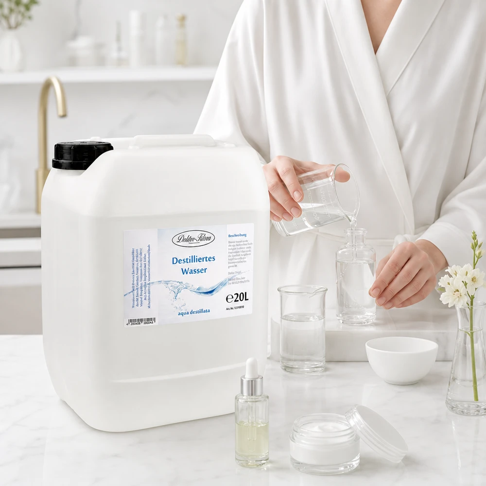 Doktor-Klaus gedestilleerd water 20L ideaal voor cosmeticaproductie en doe-het-zelfverzorgingsproducten