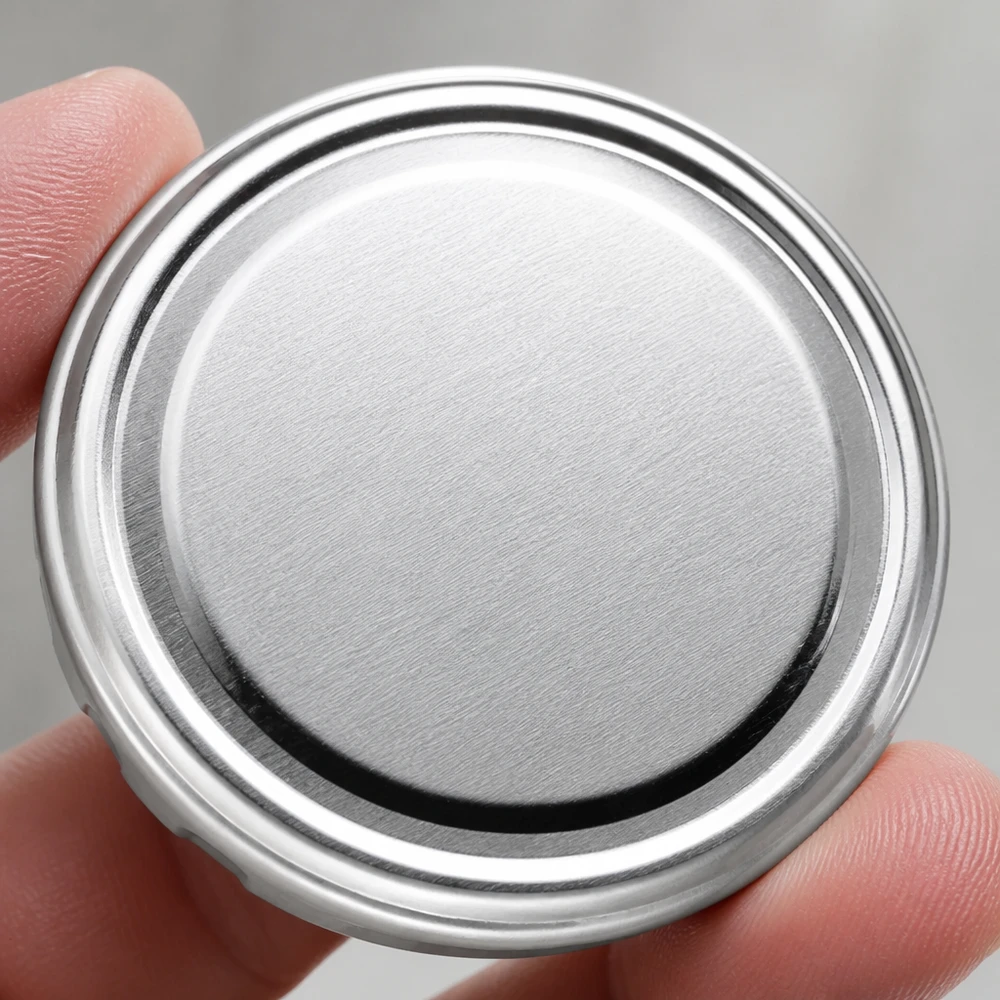 UNiTWIST BasicSeal 82 mm deksel zilver TO82 onderkant met karakteristieke rand