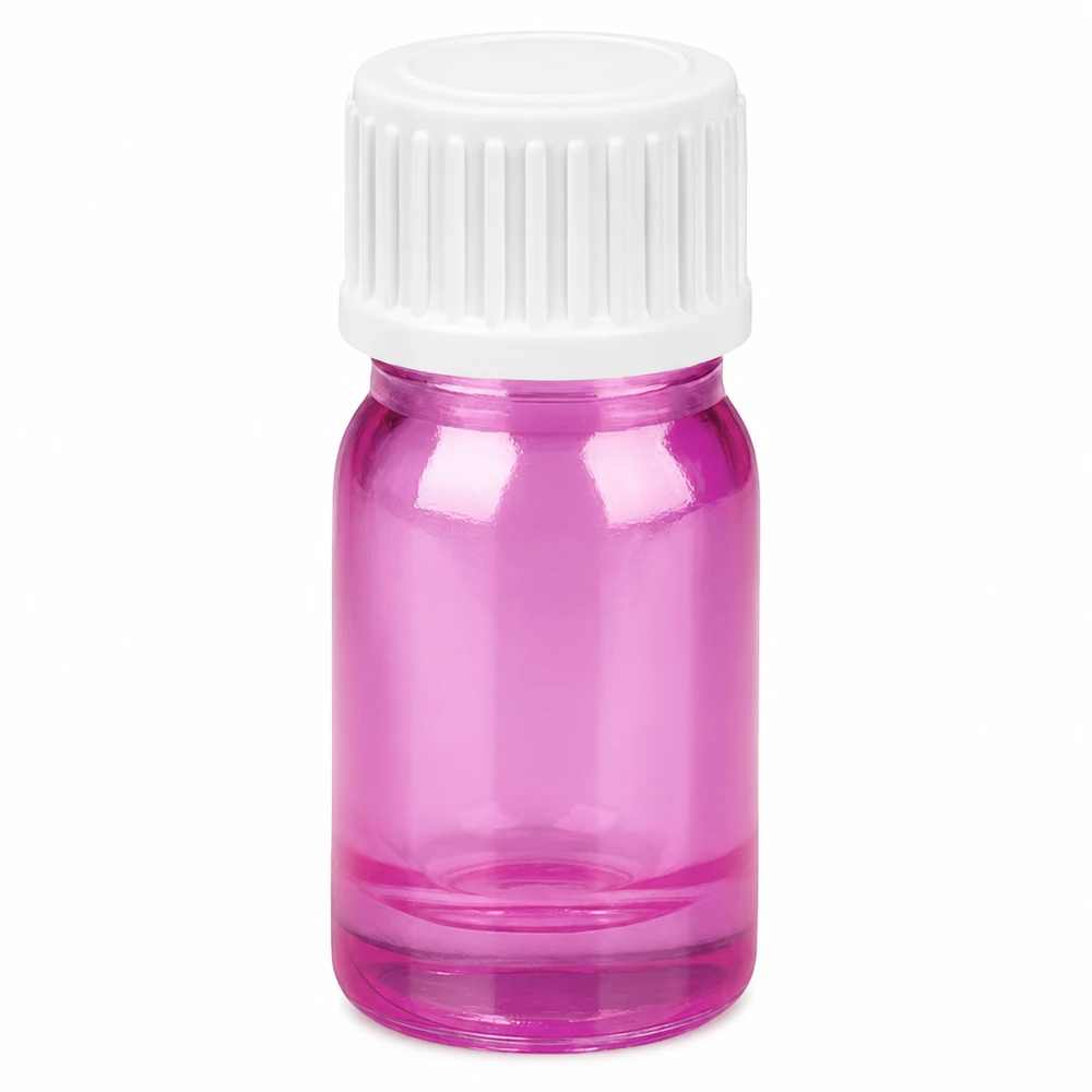 5ml druppelflesje 0.9mm wit standaard PurpleLine UT18/5 Hoogwaardige glazen fles 5ml met druppelaar van robuust materiaal PurpleLine serie