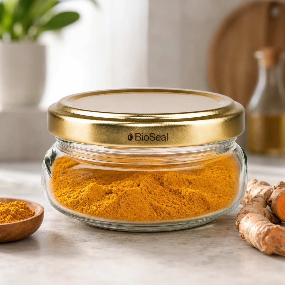 120ml terrine met BioSeal deksel goud UNiTWIST 120ml terrine met BioSeal deksel goud UNiTWIST