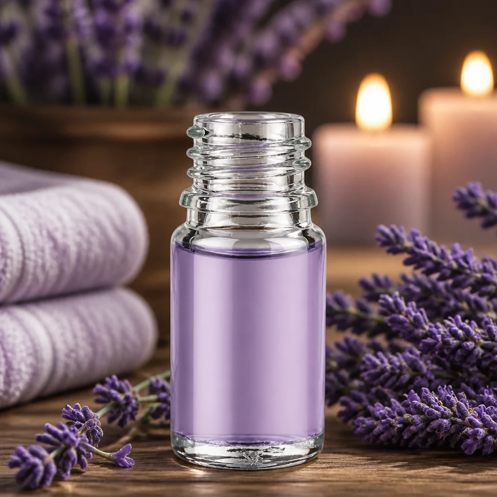 Klein ApoGlas apothekersflesje van helder glas van 5 ml voor nauwkeurige dosering van actieve ingrediënten