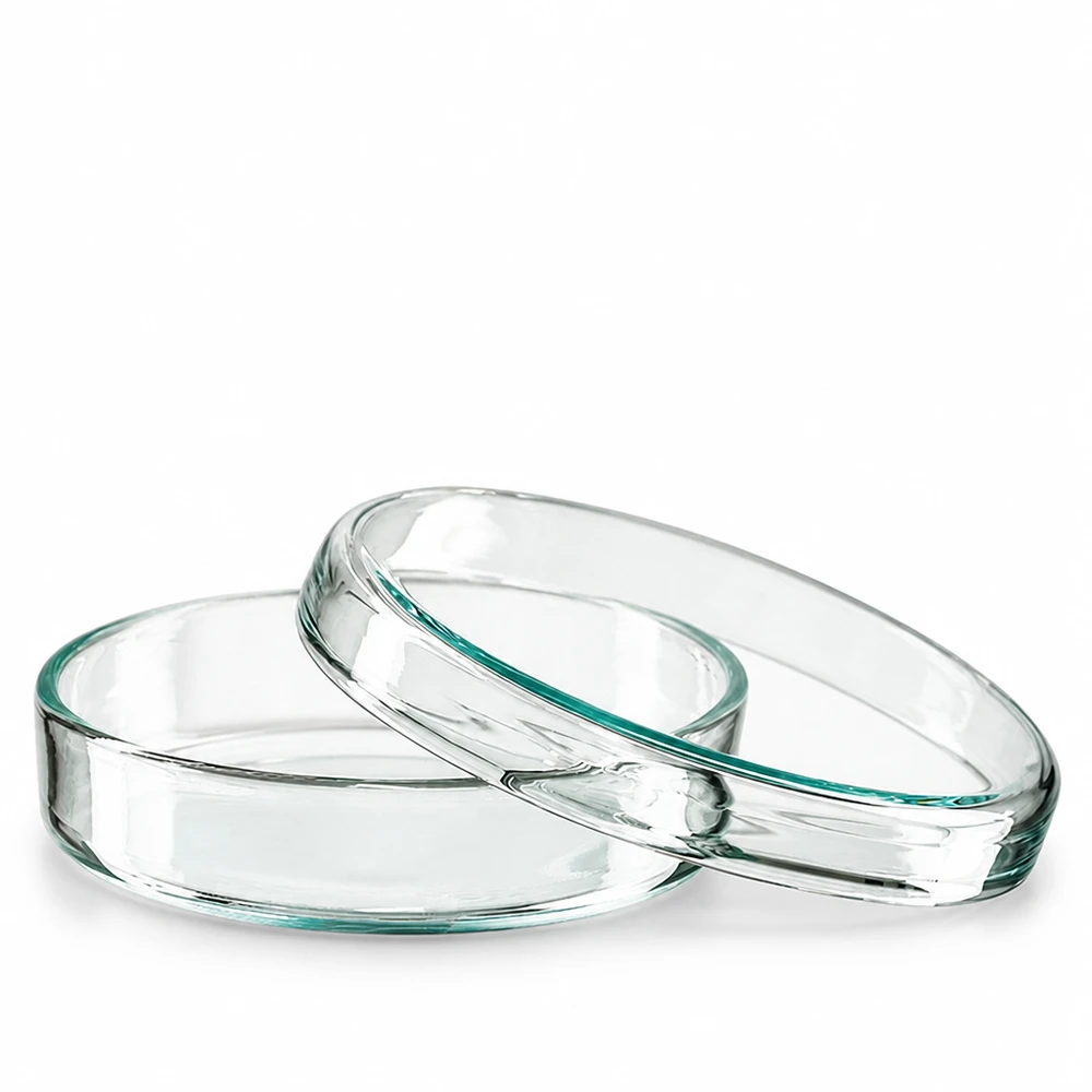 Petrischaal 70x15 mm van glas Doorzichtige glazen petrischalen voor microbiologische laboratoriumtoepassingen 70 x 15 mm