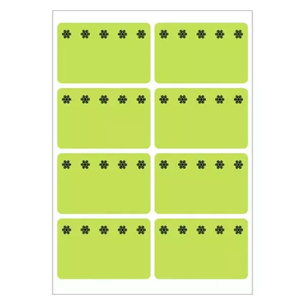Diepvries etiketten groen (48 stickers) 26x40mm