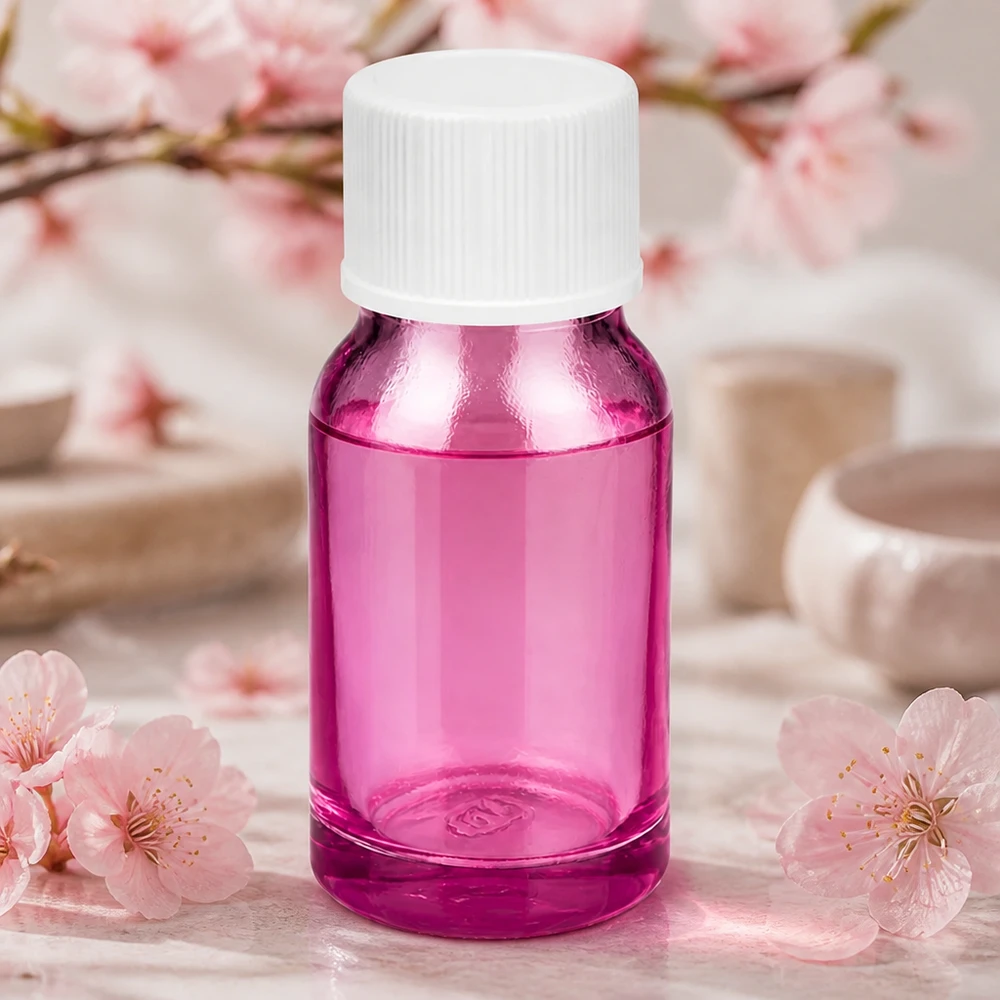 10ml pipetfles 11mm schroefdop wit standaard PurpleLine UT18/10 Paars glazen flesje van 10 ml met witte SV-dop beschermt de inhoud tegen schadelijke lichtstralen