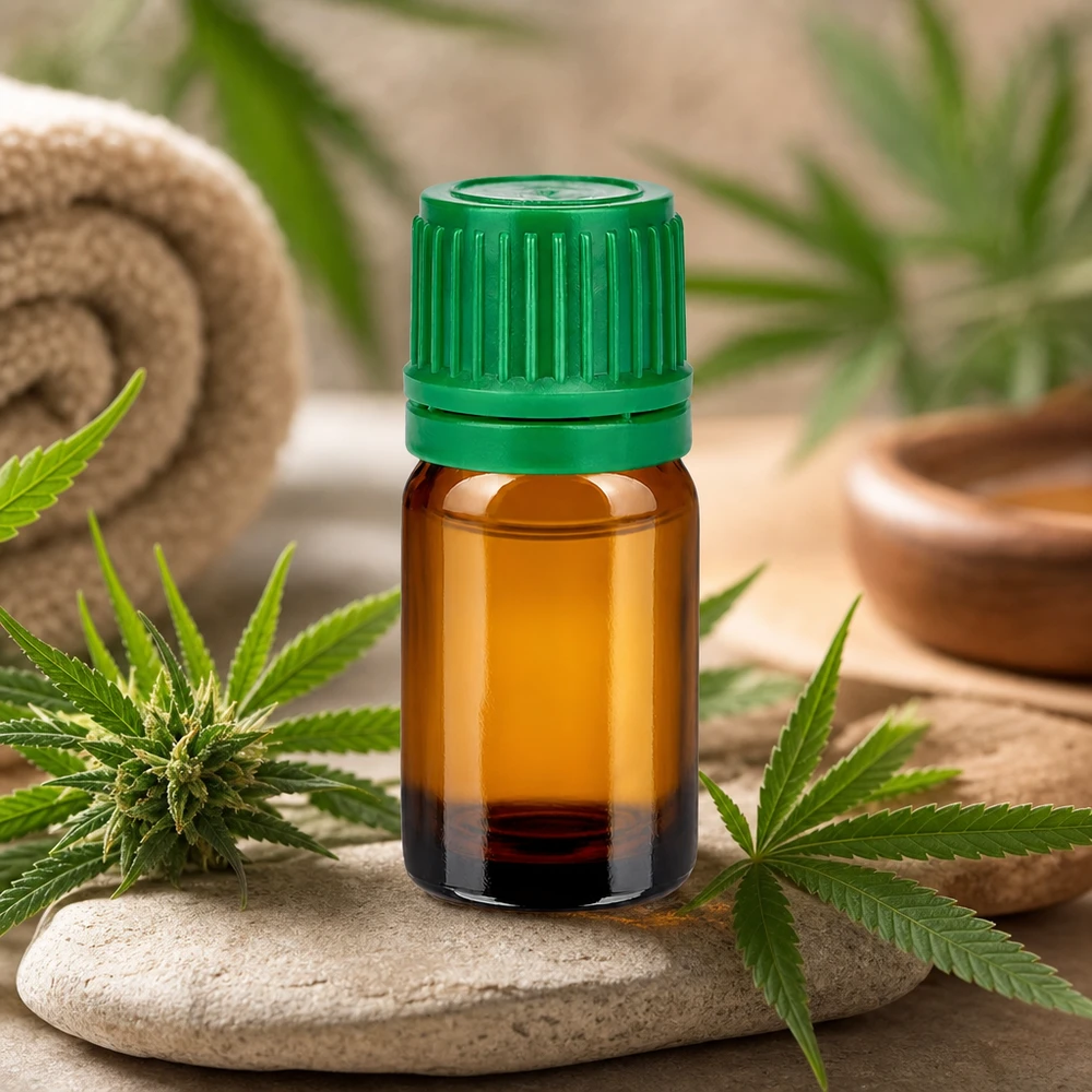 5ml flesje 11mm SV groen OV BrownLine UT18/5 5ml amberkleurig glazen apothekersflesje met groene verzegelstop voor veilig bewaren