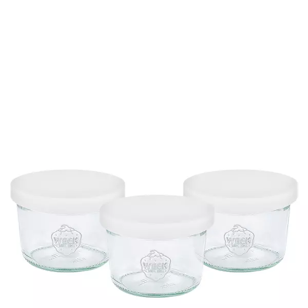 Glazen potten met deksels (verpakking van 3) voor UNiTWIST hot stone sets Glazen potten met deksels (verpakking van 3) voor UNiTWIST hot stone sets