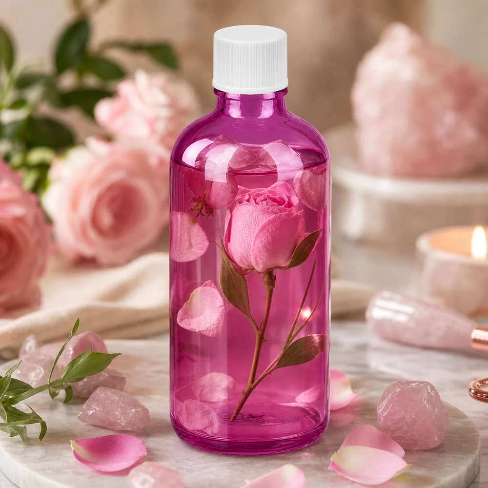 100ml fles 11mm schroefdop wit standaard PurpleLine UT18/100 Robuuste paarse fles van 100 ml met duurzame witte schroefdop voor professionals