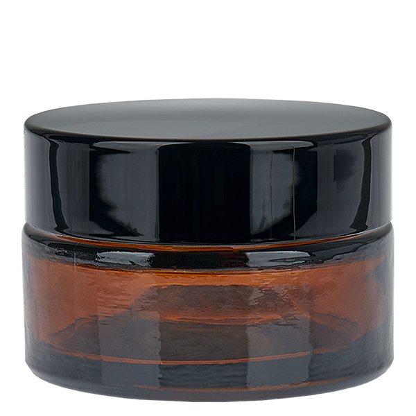 Glazen pot 20ml bruin met inlegdeksel UNiTWIST Glazen pot 20ml bruin met inlegdeksel UNiTWIST