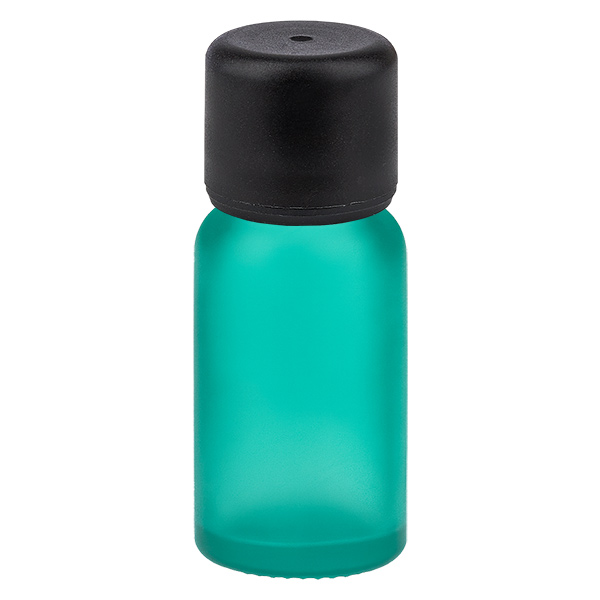 10ml flessenglazen 6mm SV zwart STD GreenLine UT18/10