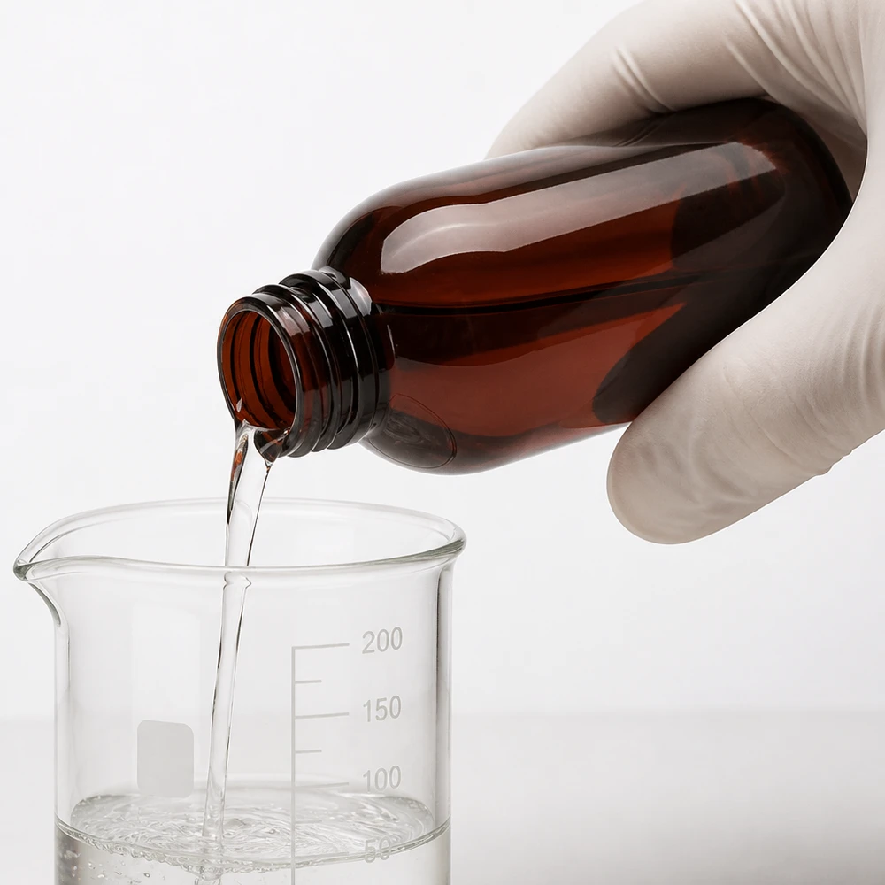 50 ml PET medicijnfles met verstuiver zwart GCMI 28/410 incl. dop transparant, standaard Ronde PET-fles van 250 ml, bruin, voor lichtgevoelige chemicaliën bij nauwkeurig afvullen