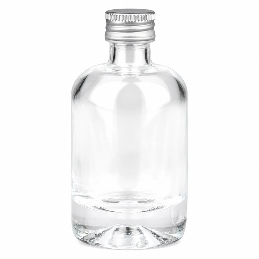 40 ml glazen fles Sara met schroefdop zilver UNiTWIST®