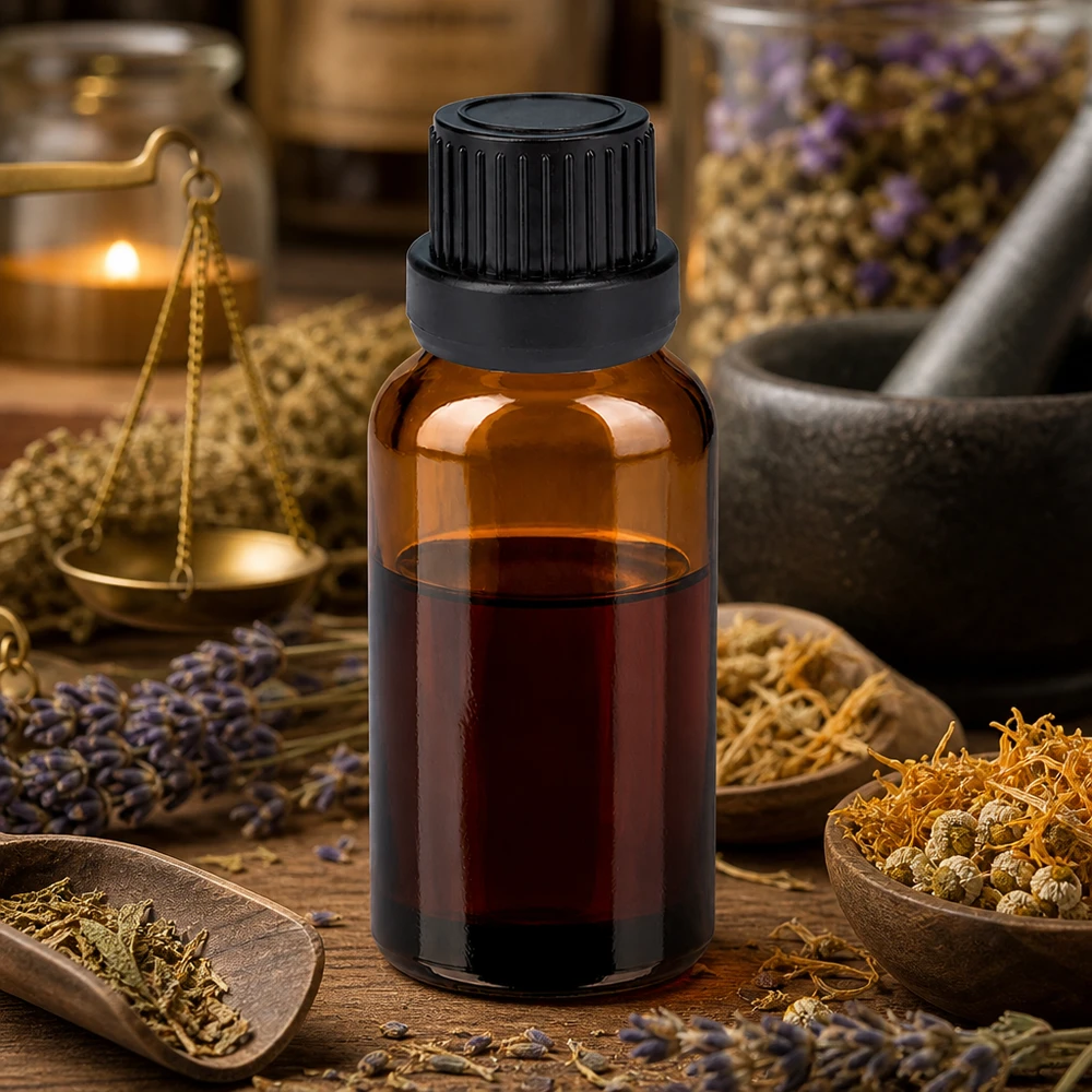 20ml druppelflacon met lichtbeschermend amberkleurig glas voor optimaal behoud van actieve ingrediënten