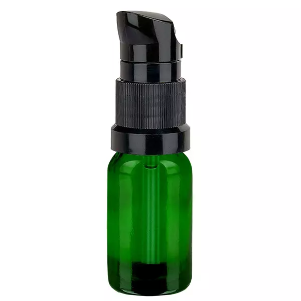 10ml pompflacon zwart STD GreenLine UT18/10 10ml pompflacon zwart STD GreenLine UT18/10