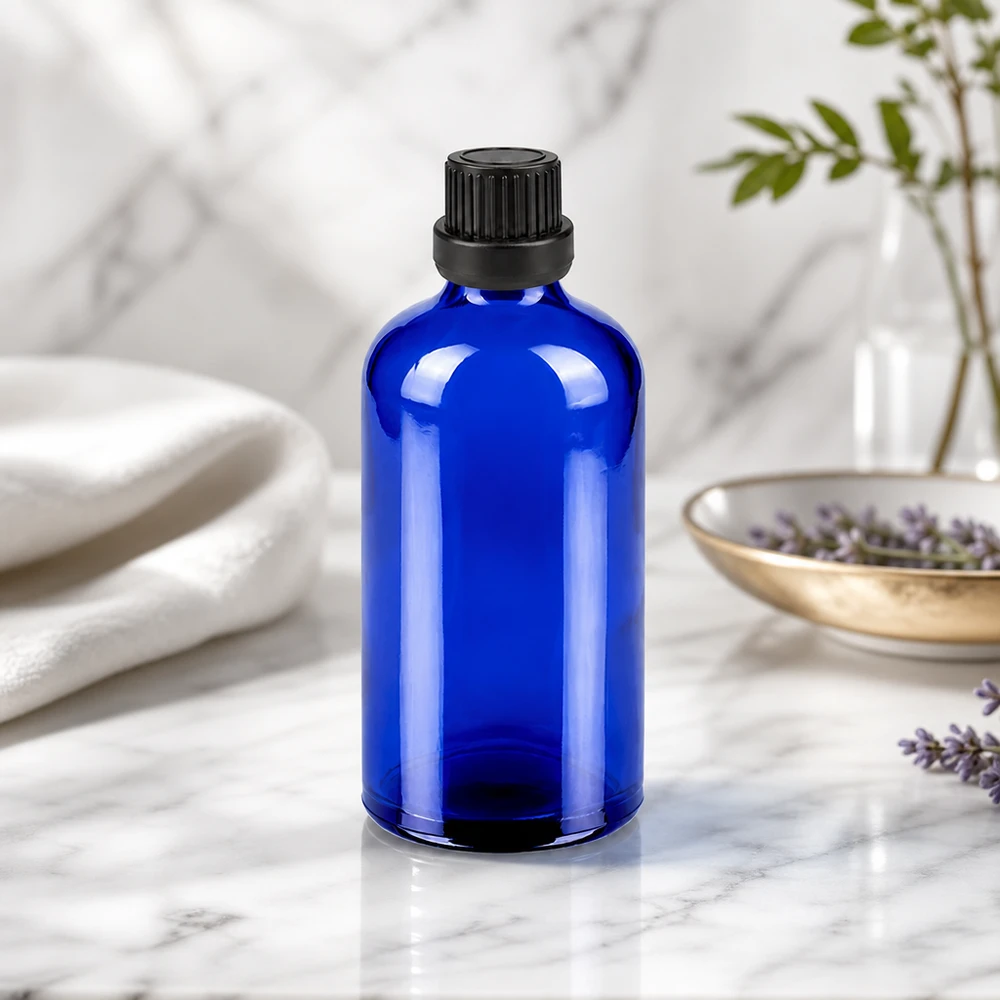 100ml druppelfles 2mm zwart OV BlueLine UT18/100