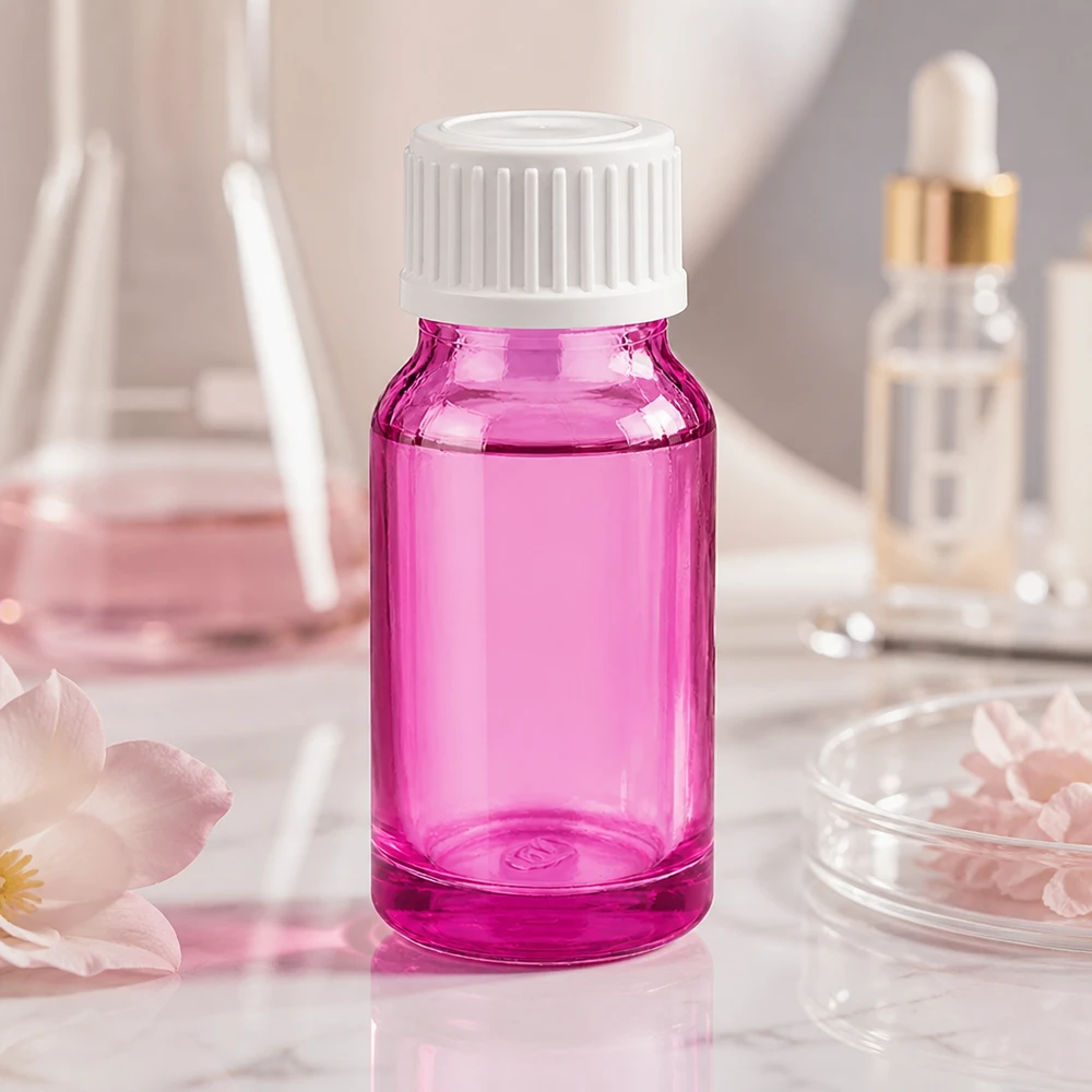 Professioneel laboratoriumflesje 10ml van getint glas met 0,9mm precisiedruppelaar voor experimenten