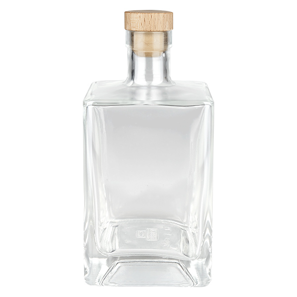 700 ml glazen fles Ben met houten kurk UNiTWIST®