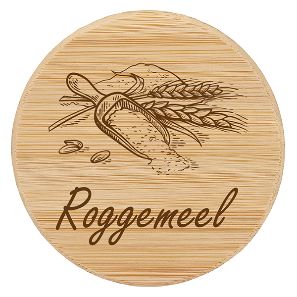 Houten deksel "roggemeel" voor WECK RR100 Houten deksel "roggemeel" voor WECK RR100