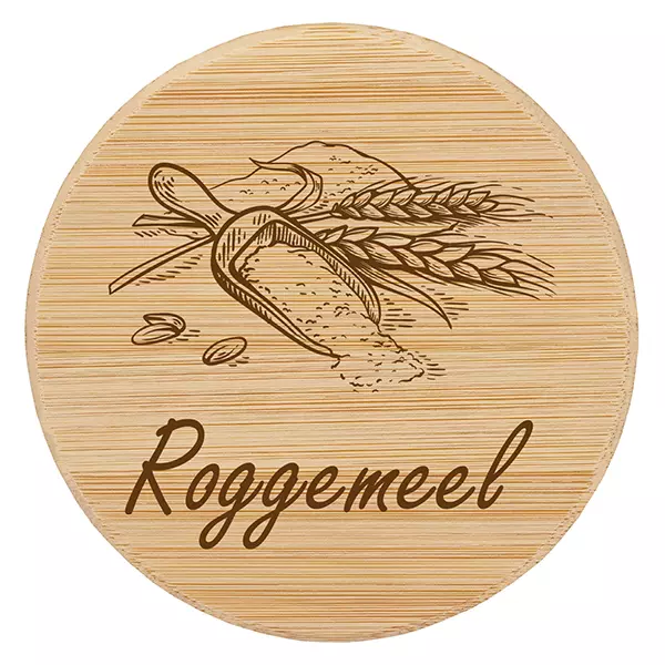 Houten deksel "roggemeel" voor WECK RR100 Houten deksel "roggemeel" voor WECK RR100