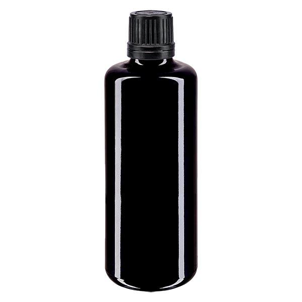 Apotfl. viol. 100ml schroefdop zwart Schenken r. OV Apotfl. viol. 100ml schroefdop zwart Schenken r. OV