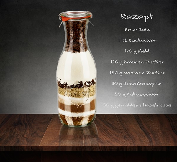Eenvoudige brownie bakmix