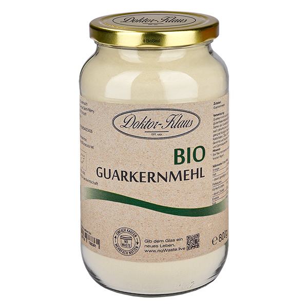 800 g biologische guarpitmeel Doktor-Klaus noWaste 800 g biologische guarpitmeel Doktor-Klaus noWaste