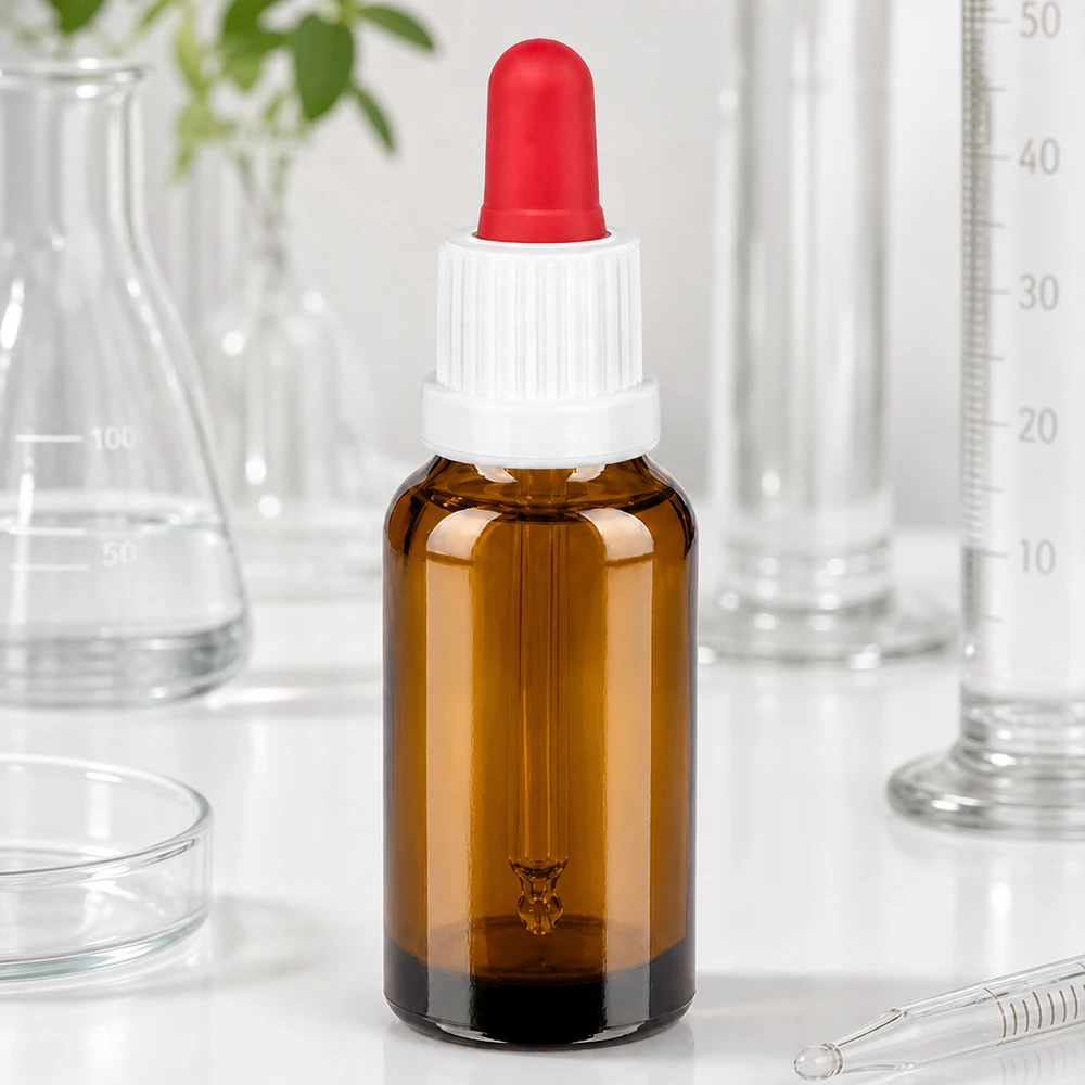Premium pipetfles 20ml met kindveilige dop voor veilig opbergen