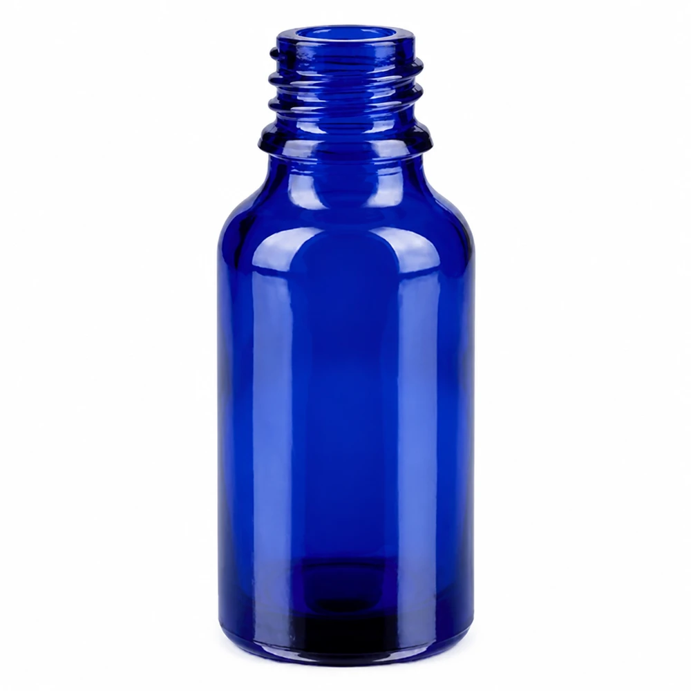 Handige blauwe 20ml sprayflacon STD BlueLine UT18/20 gemaakt van hoogwaardig glas