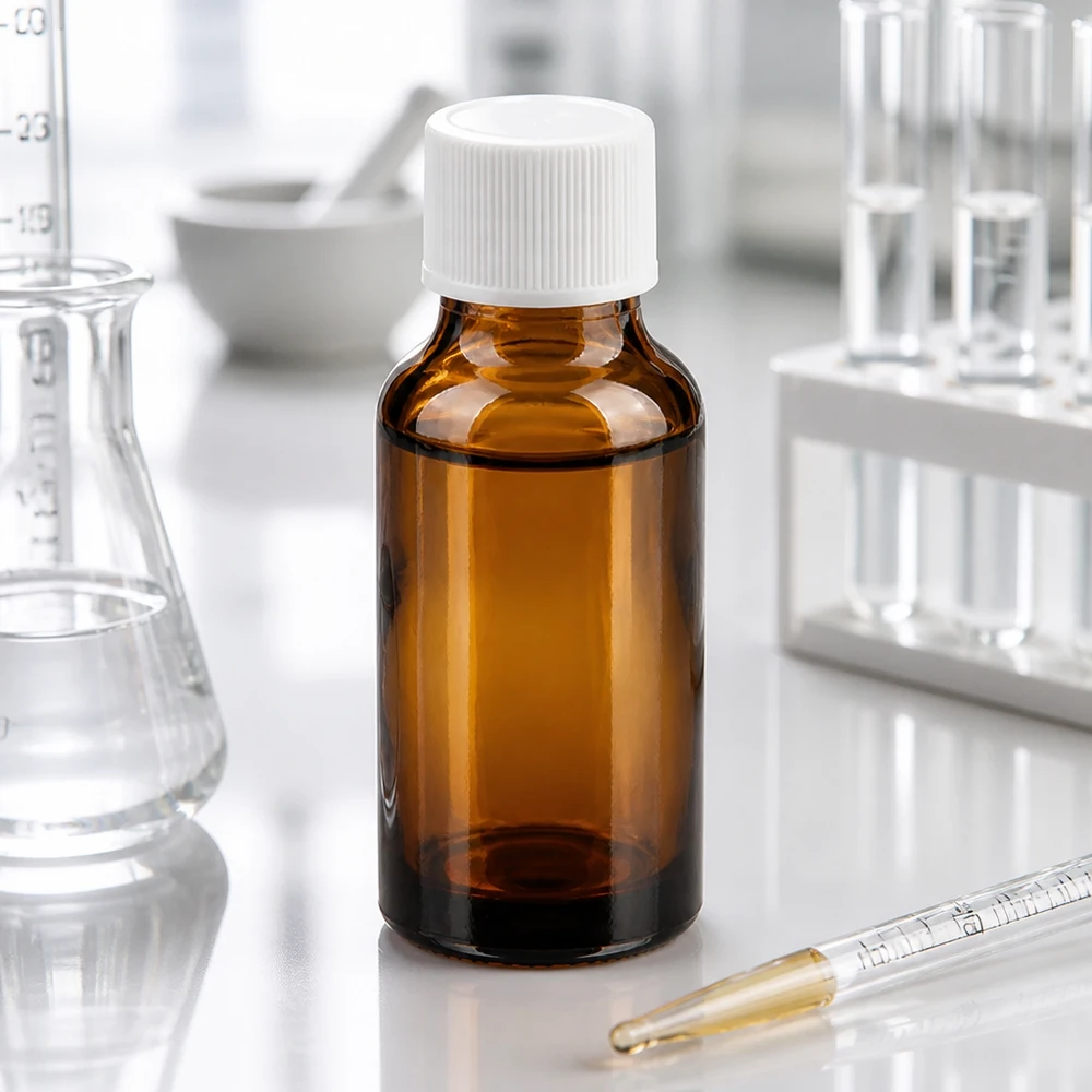 20ml BrownLine flesje met standaard schroefdraad perfect voor doe-het-zelf cosmetica en natuurlijke remedies