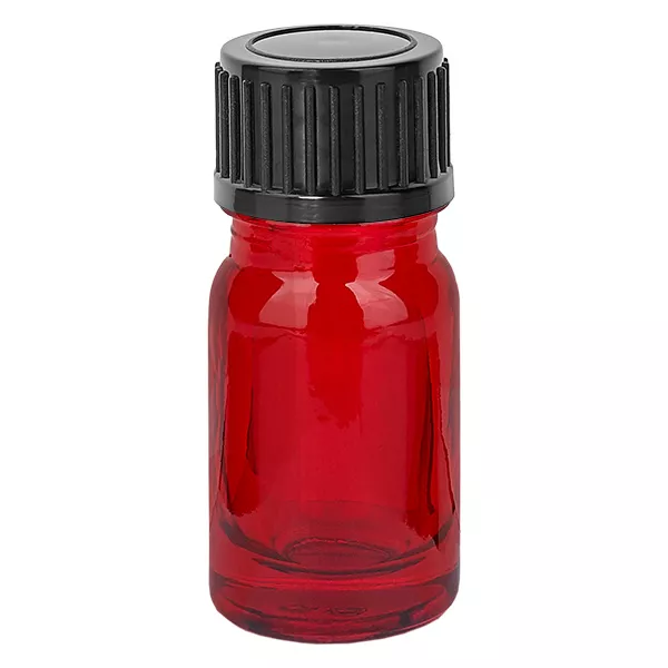 5ml flessenglazen 11mm SV zwart STD RedLine UT18/5
