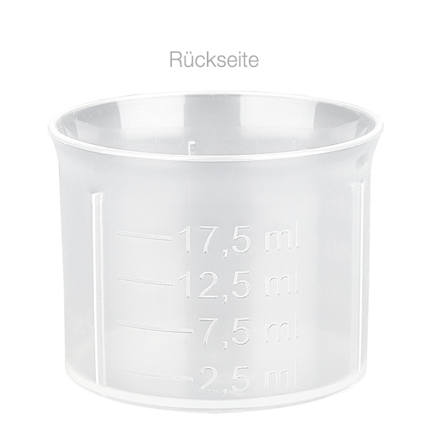 20 ml transparante doseerbeker met schaalverdeling ApoGlas 20 ml transparante doseerbeker met schaalverdeling ApoGlas