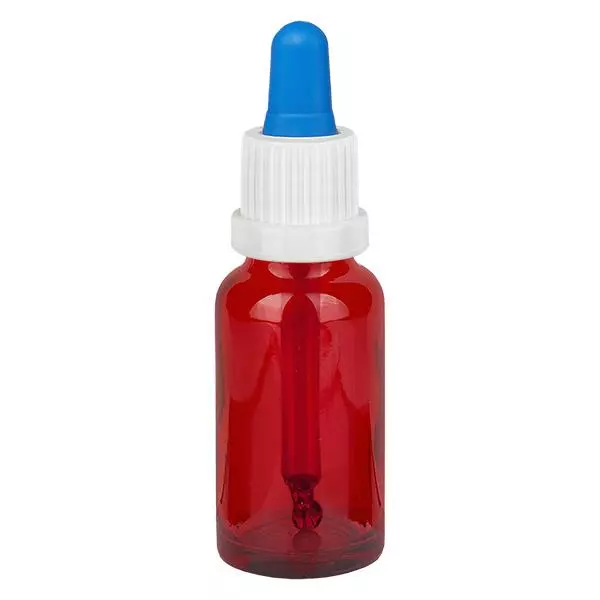 20ml pipetfles wit/blauw OV RedLine UT18/20 20ml pipetfles wit/blauw OV RedLine UT18/20