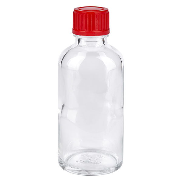 50ml fles 11mm SV rood STD ClearLine UT18/50 50ml fles 11mm SV rood STD ClearLine UT18/50