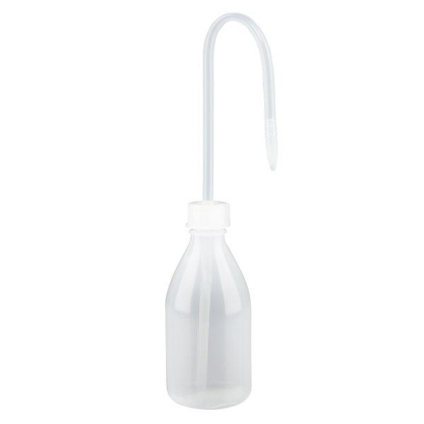 Laboratoriumfles met nauwe hals 100 ml met sproeisluiting Laboratoriumfles met nauwe hals 100 ml met sproeisluiting