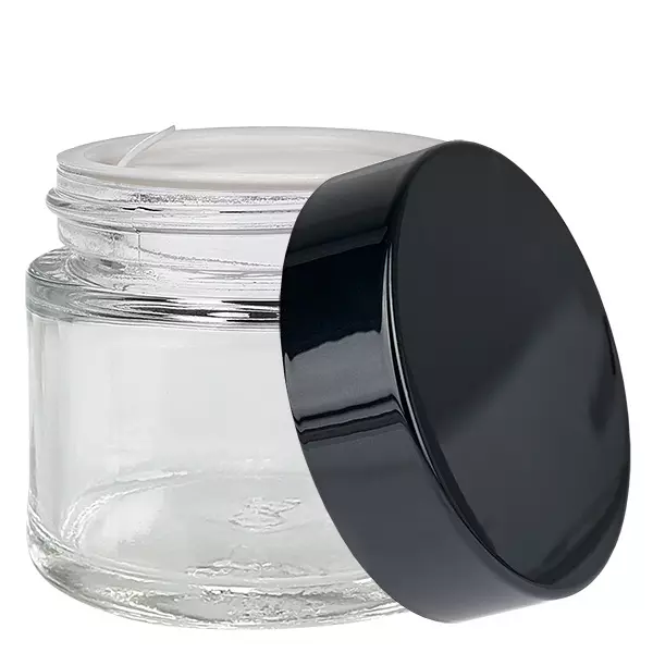 Glazen pot 60ml helder met deksel UNiTWIST Glazen pot 60ml helder met deksel UNiTWIST