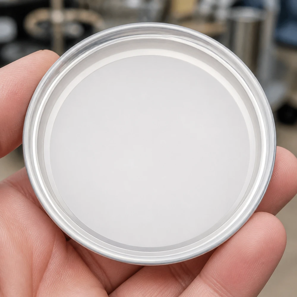 63 mm BasicSeal-deksel, wit (TO63) UNiTWIST Witte conservendeksel 63 mm BasicSeal TO63 voor jam en inmaakpotten UNiTWIST