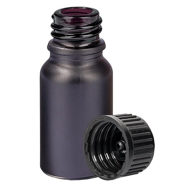 10ml fles 11mm SV zwart STD BlackLine UT18/10 10ml fles 11mm SV zwart STD BlackLine UT18/10