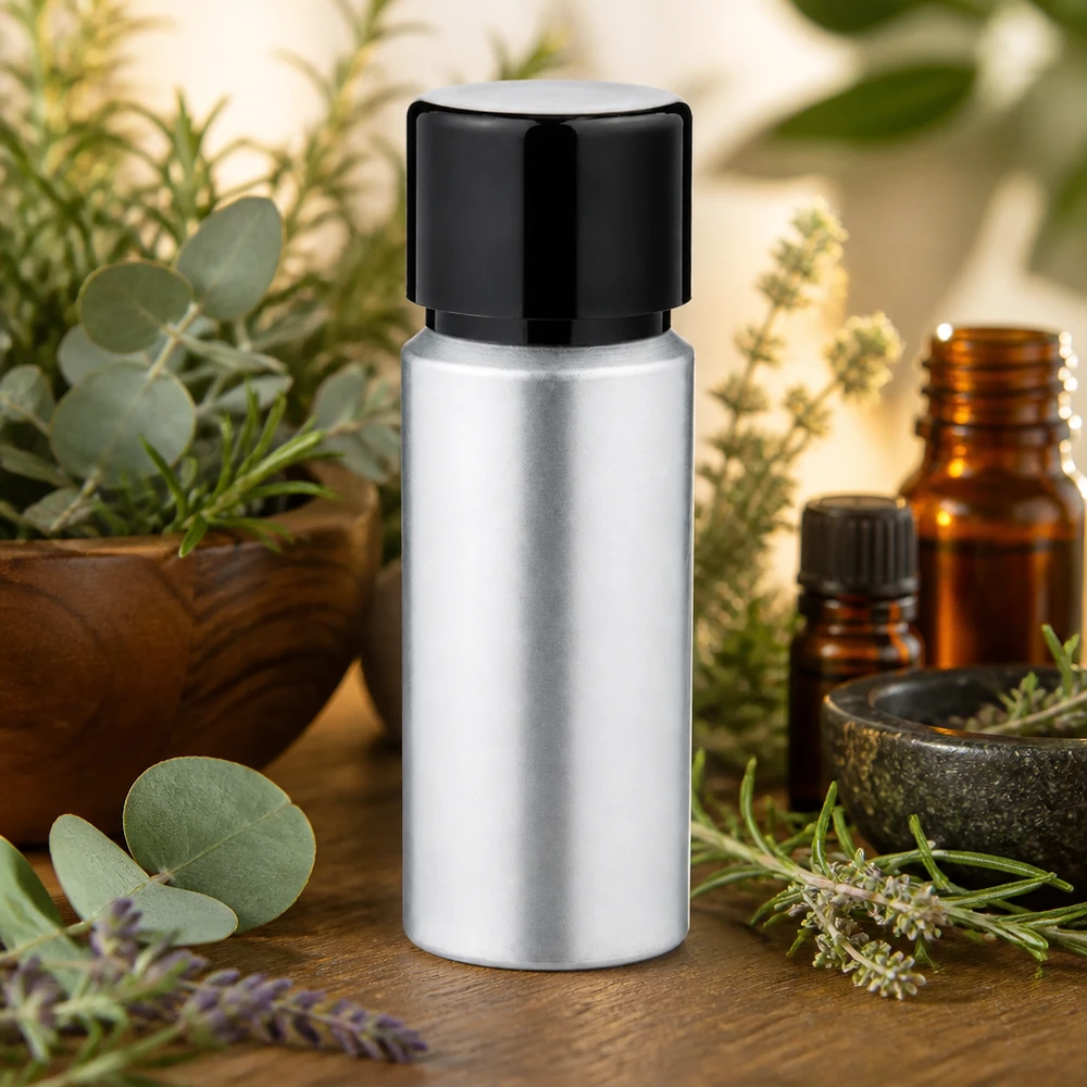 20 ml aluminium flesje met robuuste constructie - perfect voor gevoelige vloeistoffen
