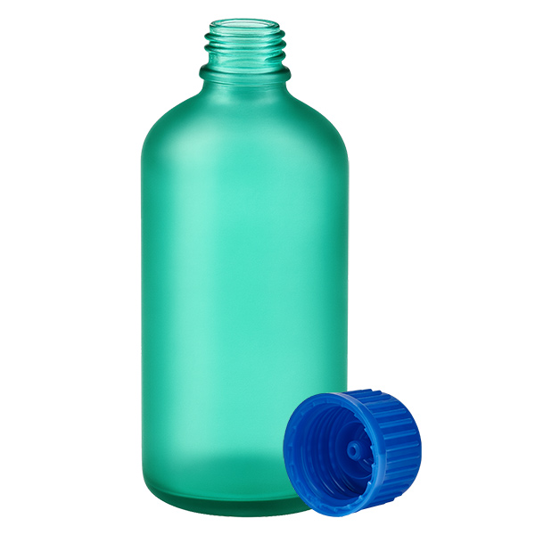 100ml fles 11mm SV blauw STD GreenLine UT18/100 100ml fles 11mm SV blauw STD GreenLine UT18/100