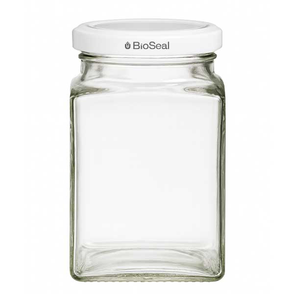 260ml tetraglas met BioSeal deksel wit UNiTWIST