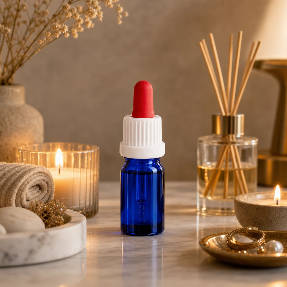 5ml pipetfles wit/rood OV BlueLine UT18/5 Navulbare pipetfles van 5 ml gemaakt van robuust borosilicaatglas voor herhaaldelijk professioneel gebruik